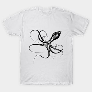 Octopus in Cursive T-Shirt